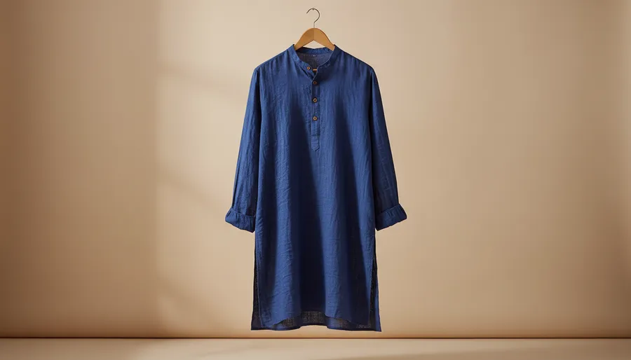 Indigo Handloom Kurta