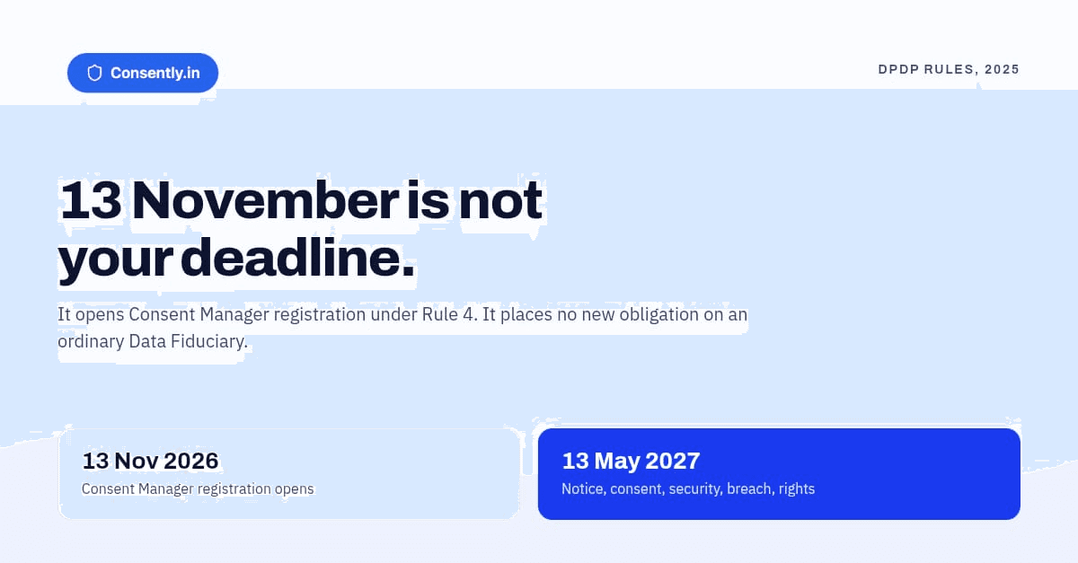 DPDP Granular Consent: Why One Checkbox Is No Longer Enough
